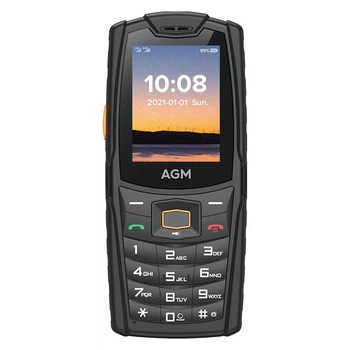 Мобильный телефон AGM M6 black Кнопочный IP69K 2,4" Bluetooth 5.1 2500mAh (1236p)