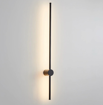 Современный светодиодный настенный светильник Simple lighting в скандинавском стиле, 3000К , черный (S037)