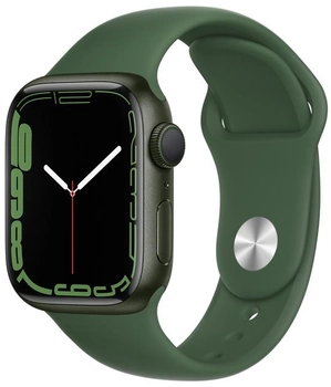 Смарт-часы Apple Watch Series 7 GPS 41mm Green Aluminium Case with Green Sport Band (MKN03)