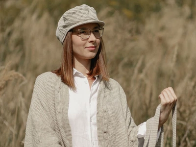 Картуз лляний VIL'NI натуральний джерсі One Size