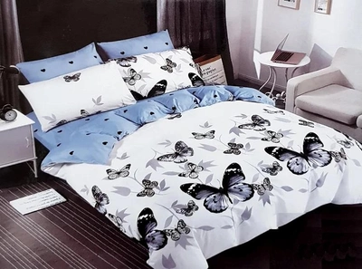 Комплект постельного белья MirSon Бязь Premium 17-0054 Malvina 200x220 (2200001397293)