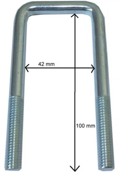 Драбина M10, LH 100 x LW 42мм