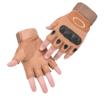 Перчатки без пальців штурмові тактичні чоловічі (AC-7311-Olive-L)