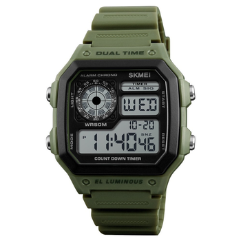 Мужские часы Skmei 1299 Зеленые