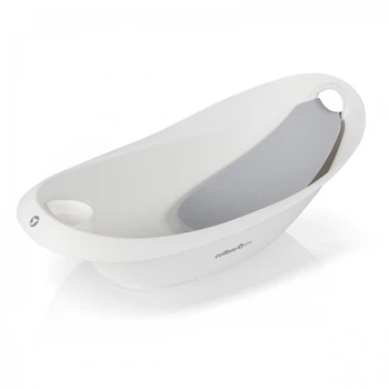 Ванночка для детей Colibro Spa CS-10 Светло-серый с горкой и сливом + индикатор уровня воды 86 см