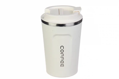 Термокружка Coffee 380 мл Белая (7200045)