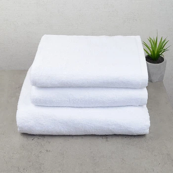 Набор отельных полотенец 3шт GM Textile 50х90см, 50х90см, 70х140см 500г/м2 (Белый)