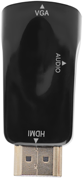 Адаптер RZTK HDMI - VGA/3.5 мм Black