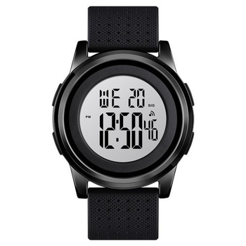 Наручные часы Skmei 1502 Черные с белым циферблатом
