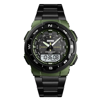 Мужские часы Skmei 1370 MARSHAL Зеленые