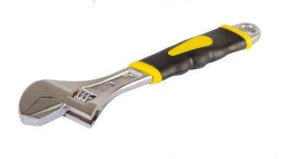 Ключ розвідний Mastertool 250 мм 0 - 38 мм з двокомпонентною ручкою переставна губка 76-0423