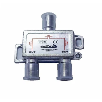 Splitter 2-WAY OpenFOX 5-2250 MHZ Разветвитель с проходом питания 5В спутниковое, эфирное, кабельное ТВ