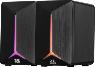 Акустическая система 2E Gaming Speakers SG300 2.0 RGB 3.5 мм Black (2E-SG300B)