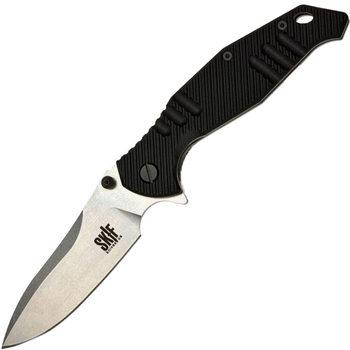 Нож складной SKIF Adventure II SW (длина: 223мм, лезвие: 97мм), черный
