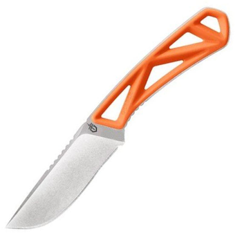 Нож фиксированный Gerber Exo-Mod (длина: 217мм, лезвие: 96мм), оранжевый, ножны пластик