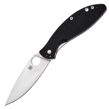 Ніж складаний Spyderco Astute (довжина 175мм, 77мм), чорний