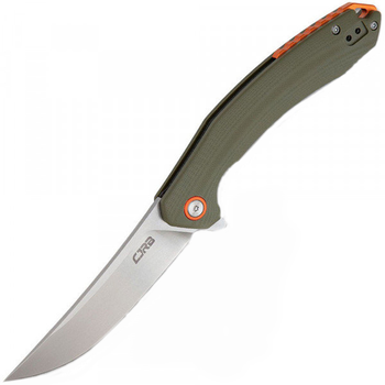 Нож складной CJRB Gobi (длина: 209мм, лезвие: 89мм), оливковый