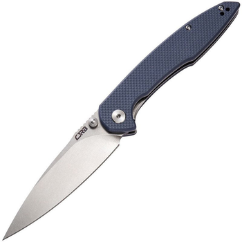 Нож складной CJRB Centros (длина: 213мм, лезвие: 93мм), серо-голубой