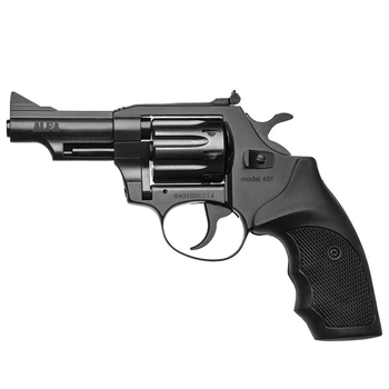 Револьвер під патрон Флобера Alfa 431 (3.0", 4.0 мм), ворон-пластик