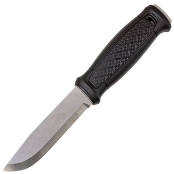 Нож фиксированный Mora Garberg S (длина: 229мм, лезвие: 109мм), черный, ножны пластик