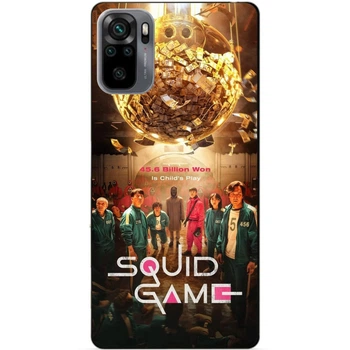 Силіконовий бампер чохол Candy для Xiaomi Redmi Note 10s з картинкою Гра в кальмара