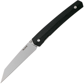 Нож складной Ruike Fang P865-B (длина: 201мм, лезвие: 91мм), черный