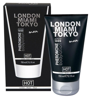 Лосьон с феромонами для мужчин HOT Pheromone Bodylotion Man London-Miami-Tokyo, 150 мл (19802000000000000)