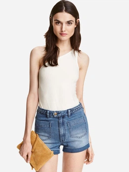 Топ женский H&M 0422989_белый L Белый (KAY2000000935867)