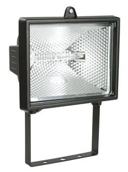 Прожектор галогенний 500W 230V Rx7s IP54 135x185x255mm чорний [LPI01-1-0500-K02] ИО500