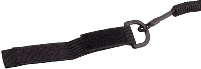 Страховочный шнур Grand Way S04-комбинированный с D-кольцом и карабином Черный (S04(black))