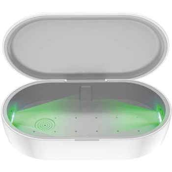 Стерилізатор ультрафіолетовий Gelius Pro UV Disinfection Box GP-UV001 з функцією бездротової зарядки White