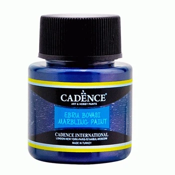 Фарба для ебру Cadence Marbling paint, 45 мл, Турецька синя