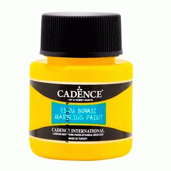 Краска для эбру Marbling paint Cadence, 45мл, Желтая