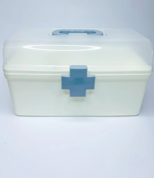Аптечка-органайзер для лекарств, контейнер пластиковый для медикаментов, размер: 22х12х13 см