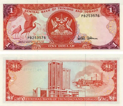 Банкнота Тринідад і Тобаго 1 долар 1985 UNC (P36)