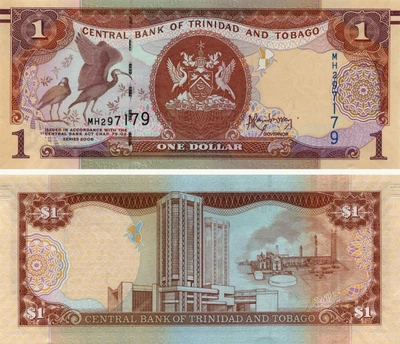 Тринідад і Тобаго 1 долар 2006 Варіант підпису 1 UNC (P46)