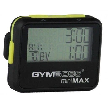 Спортивний круговий таймер-секундомір Gymboss MiniMax для боксу і кроссфіта колір жовтий(GM-Y-25)
