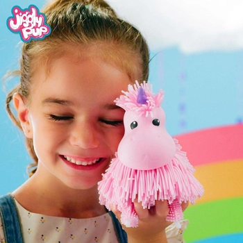 Інтерактивна іграшка Jiggly Pup - Чарівний єдиноріг (рожевий) Jiggly Pup JP002-WB-PI