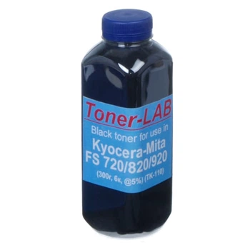 Тонер для Kyocera Mita TK-110 Black (1T02FV0DE0) TonerLab Black 300г 310140
