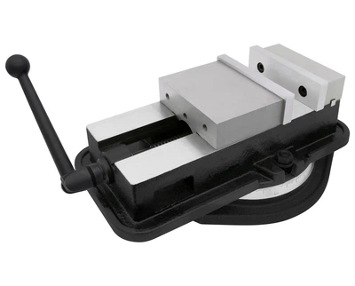 Лещата верстатні прецизійні жорстко-фіксуючі поворотні CNCPROM QM16200L (YR) тип 3418 (10-710)