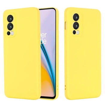 Силиконовый (TPU) чехол Deexe Silicone Case для OnePlus Nord 2 - Yellow