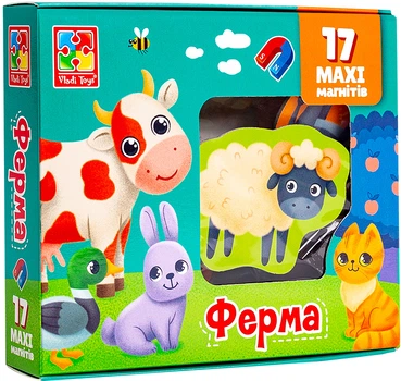 Набор магнитов Vladi Toys Ферма (VT3106-24) (4820234762729)