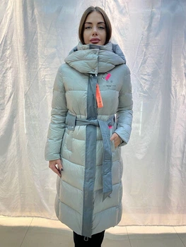 Удлинённый женский зимний пуховик Yimosis YD BB 1285 Grey (Серый) L