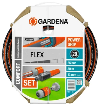 Шланг Gardena Flex 13 мм (1/2") 20 м Set (18034-20)