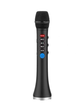 Беспроводной микрофон караоке с записью MicMagic L-898 DSP + AGC Черный 20 Вт