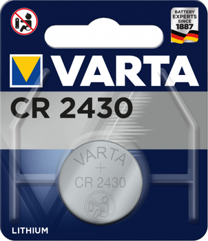 Батарейка Varta CR 2430 lithium 1 шт
