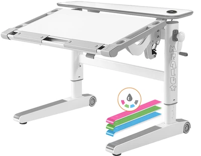 Дитячий стіл Mealux Ergowood L Multicolor W Energy (BD-810 W/MC Energy)