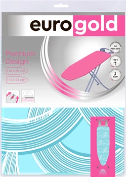 Чехол для гладильной доски Eurogold Storm mint 215 110 х 30 / 114 х 34 см Бирюзово-голубой (DC34F3)
