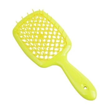 Расческа для волос Janeke Small Superbrush The Original Italian Желтая