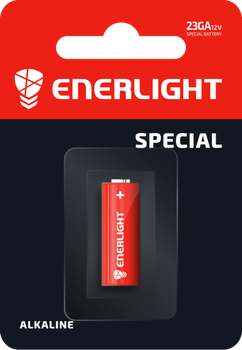 Батарейка таблетка ENERLIGHT Special Alkaline 23GA 12V блистер 1 шт.